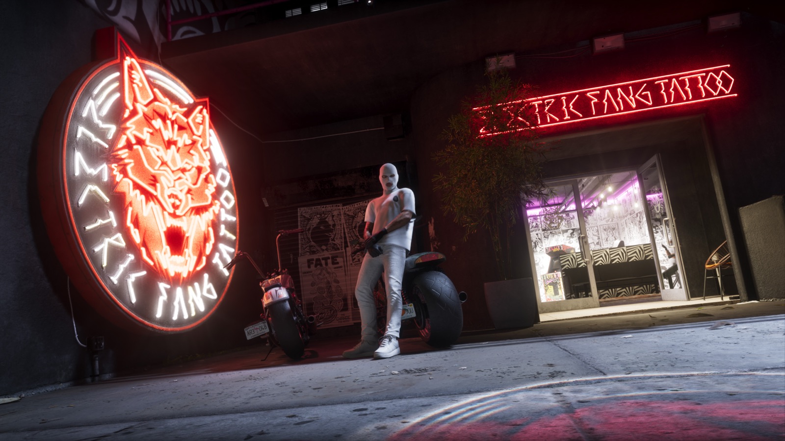 Electric Fang tattoo shop in GTA 6 — official screenshot